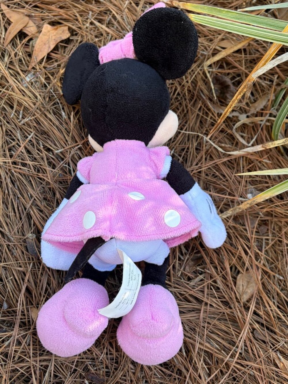 Three Minnie Mouse Plush Dolls In Pink & Red Outfits With Polka Dots S10 - Picture 9 of 9